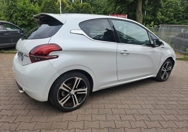 Peugeot 208 cena 22900 przebieg: 129093, rok produkcji 2015 z Krotoszyn małe 56